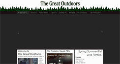 Desktop Screenshot of greatoutdoorsvermont.com